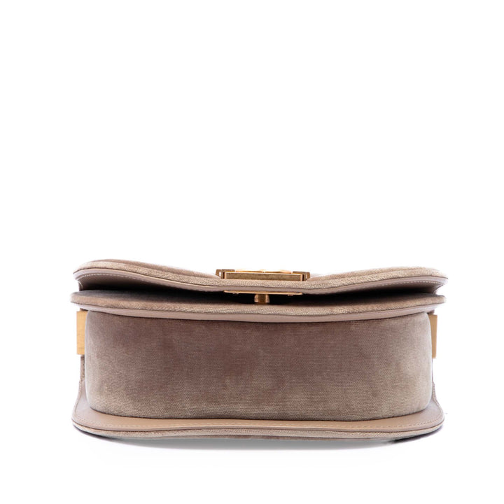 Matelassé Boy Sac Messenger Petit Marron
