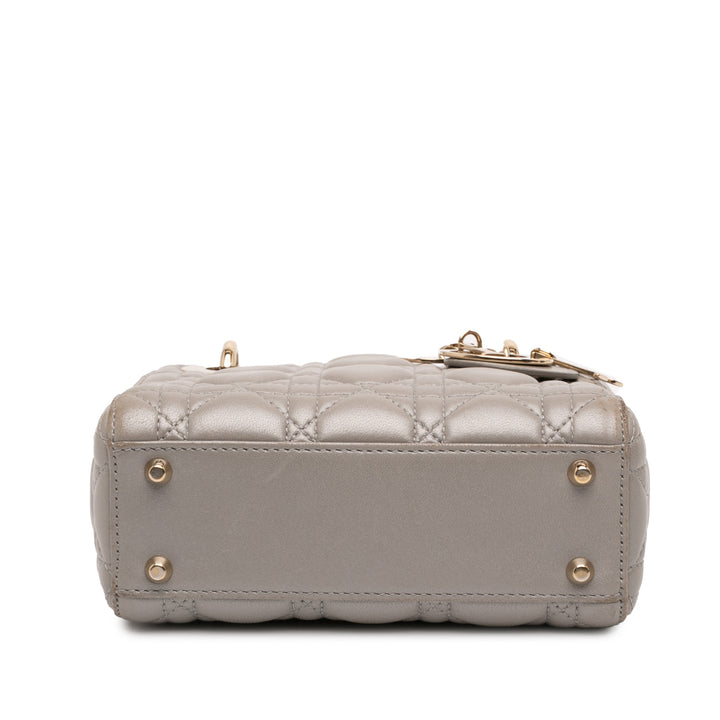 Dior Mini Cuir d’agneau Cannage Lady Dior