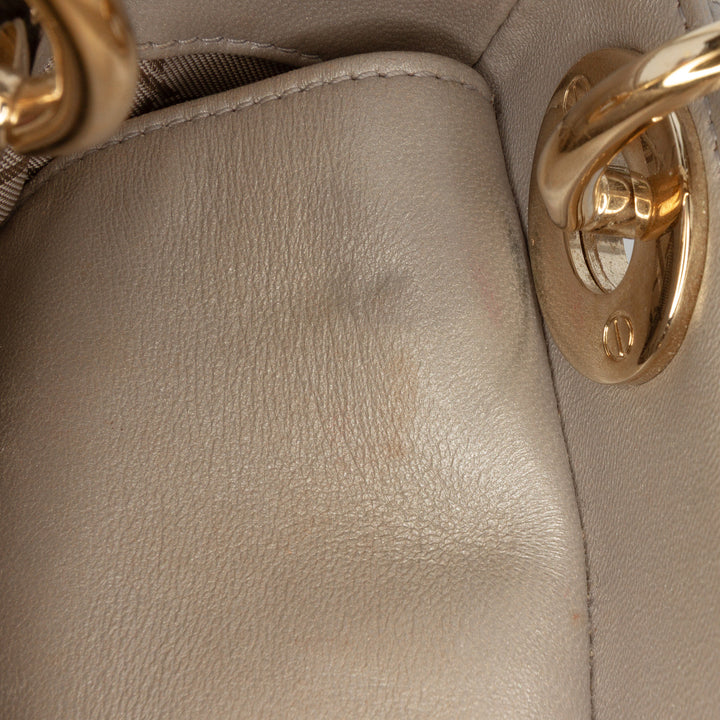 Dior Mini Cuir d’agneau Cannage Lady Dior