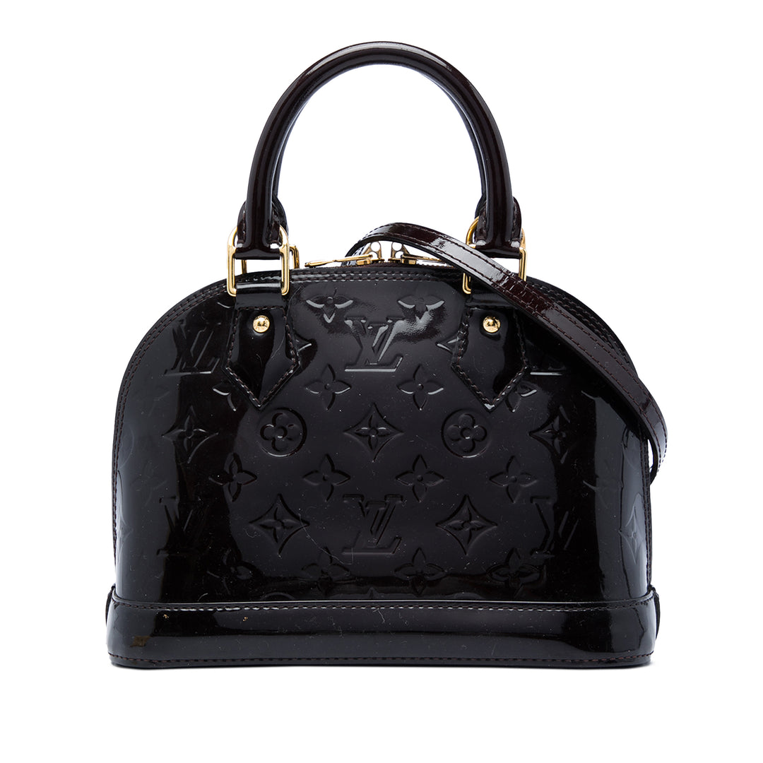 Alma BB Cuir verni Monogram Violet