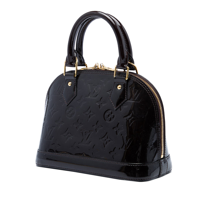 Alma BB Cuir verni Monogram Violet