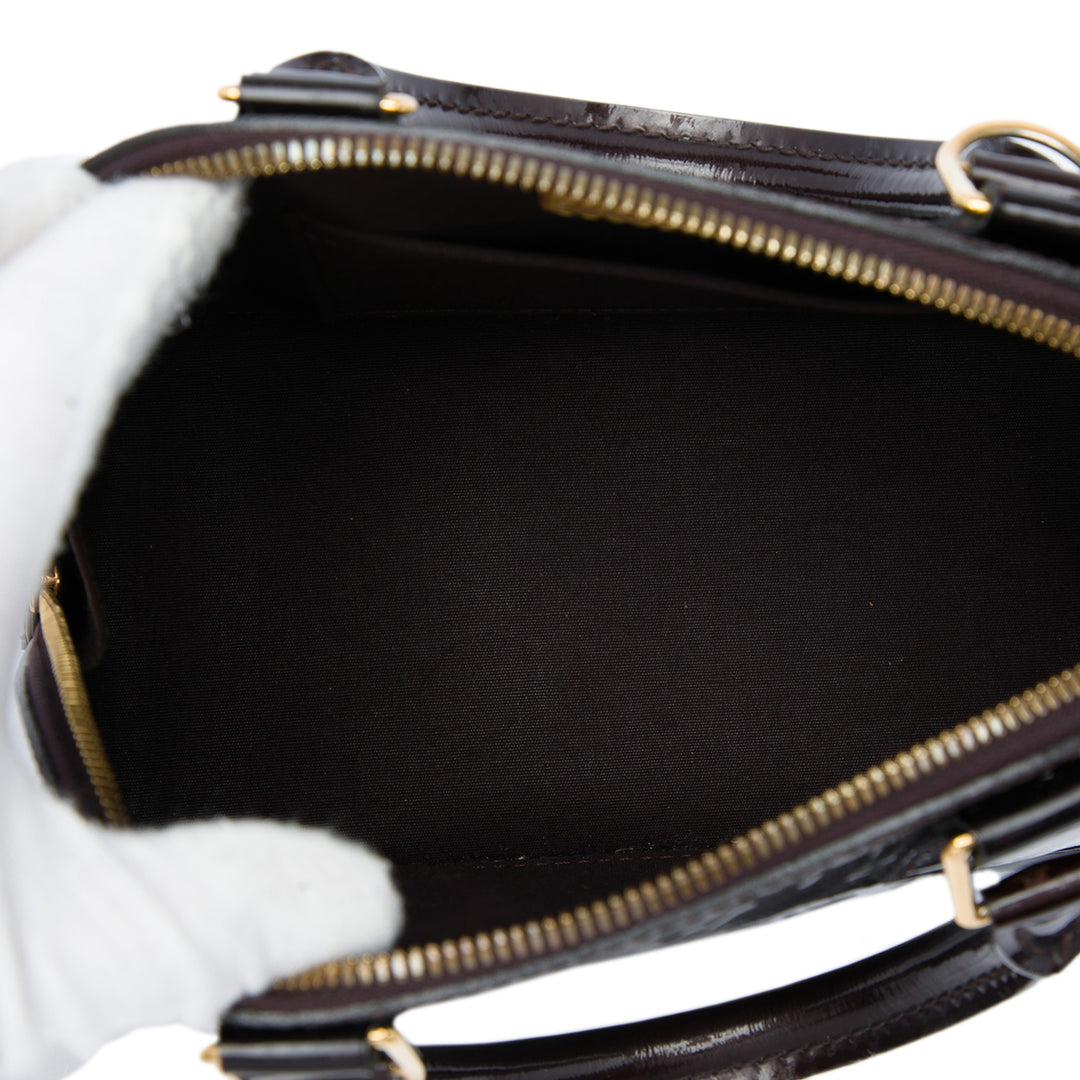 Alma BB Cuir verni Monogram Violet