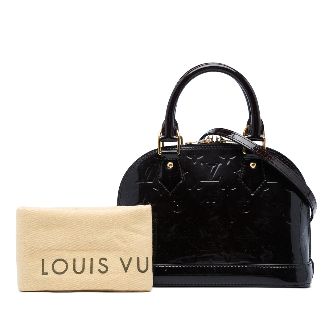 Alma BB Cuir verni Monogram Violet