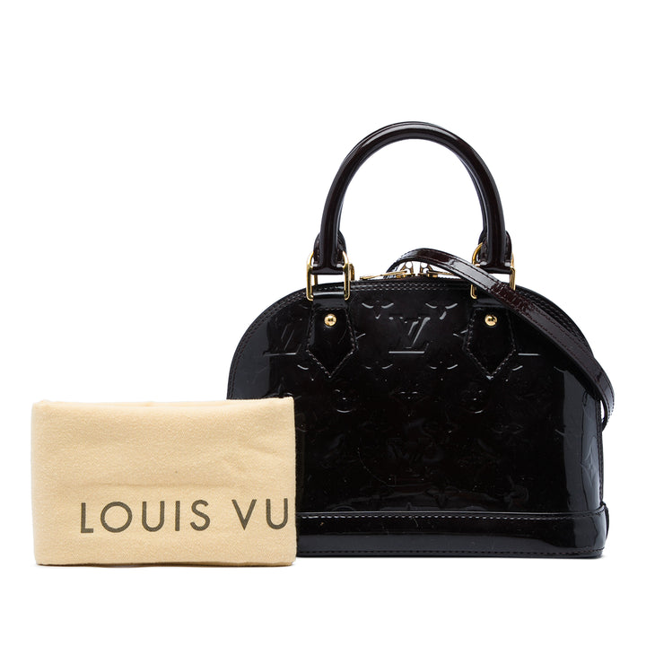 Alma BB Cuir verni Monogram Violet