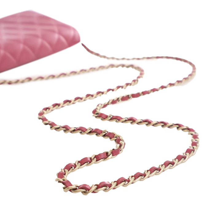 Chanel CC Matelassé Cuir d’agneau Wallet on Chain