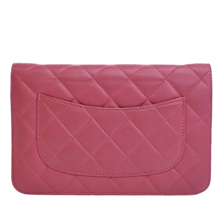 Chanel CC Matelassé Cuir d’agneau Wallet on Chain