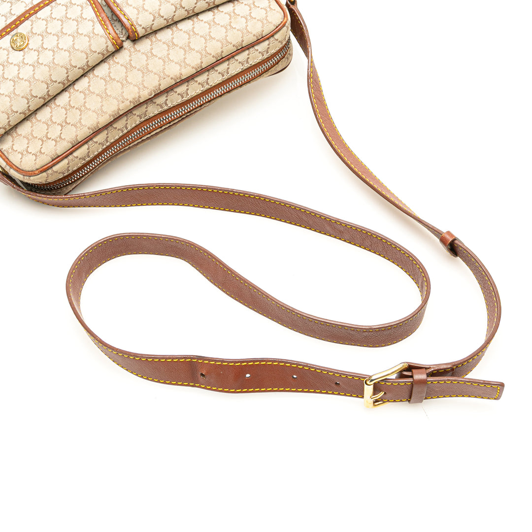 Macadam Canvas Crossbody Brown - Gaby Paris