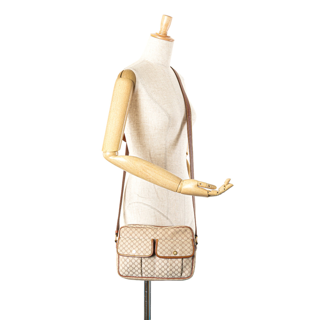 Macadam Canvas Crossbody Brown - Gaby Paris
