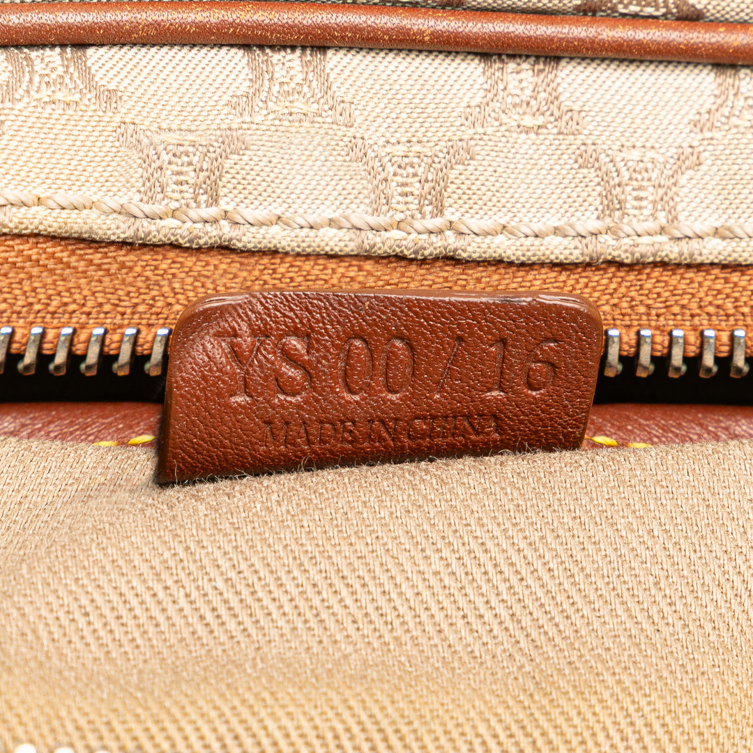 Macadam Canvas Crossbody Brown - Gaby Paris