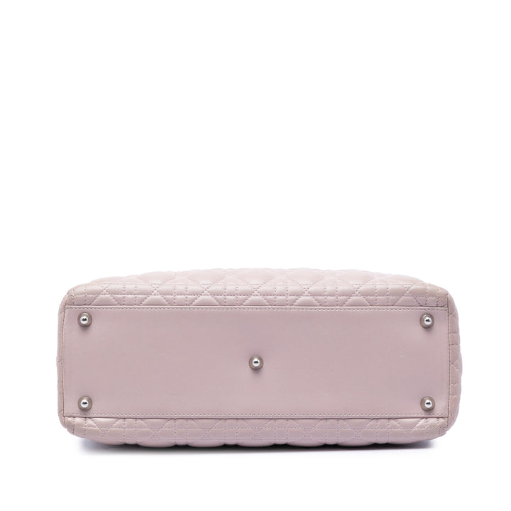 Dior Large Cuir d’agneau Cannage Lady Dior