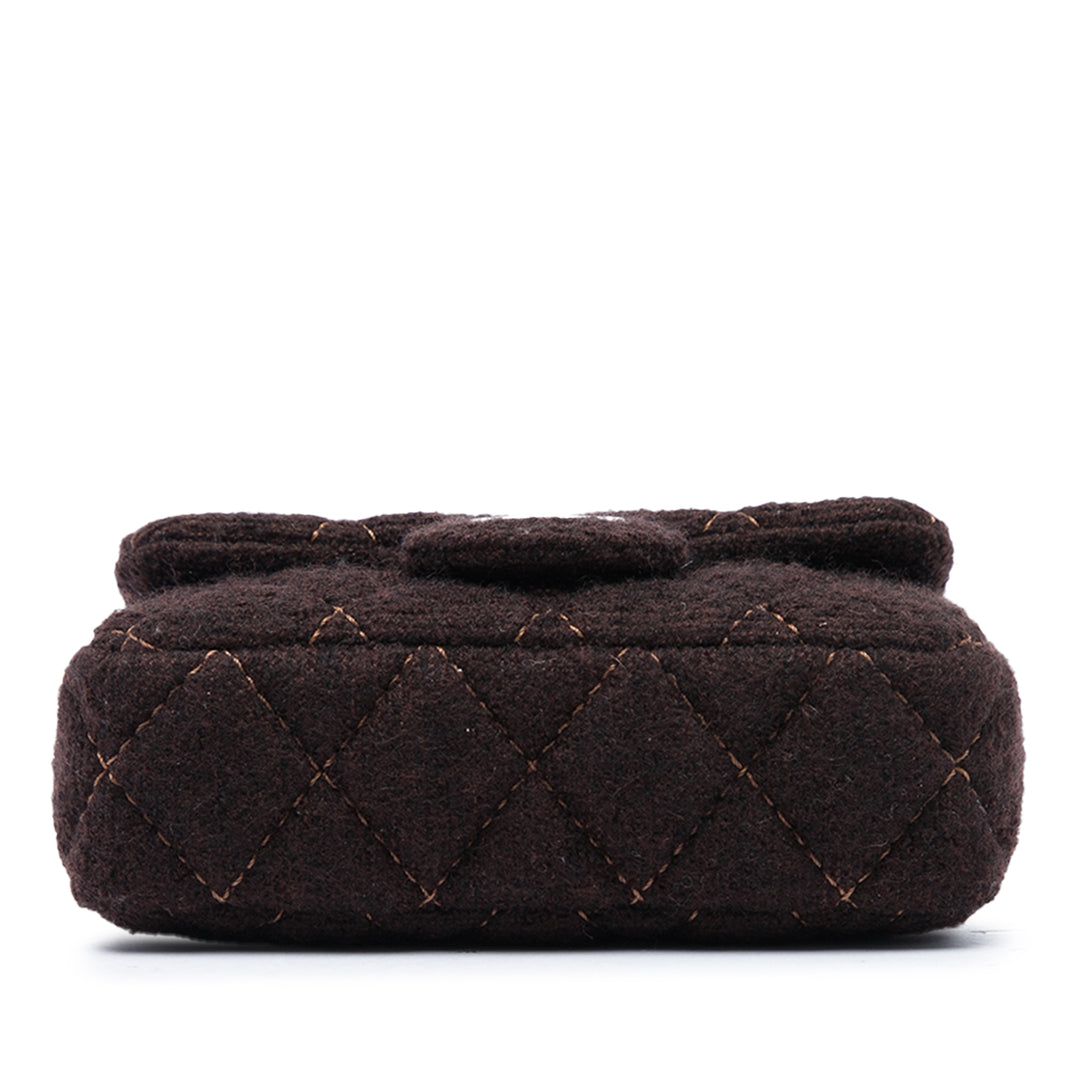 Matelassé Rabat simple Extra Mini Marron
