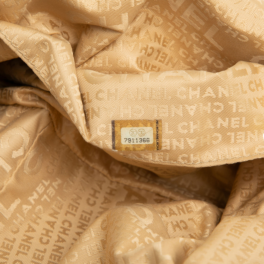 Chanel Cuir de veau grainé CC Dice Cabas