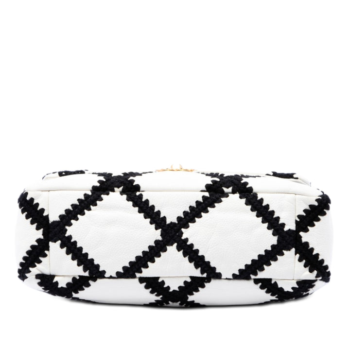 Chanel Large Crochet Cuir de veau 19 à rabat