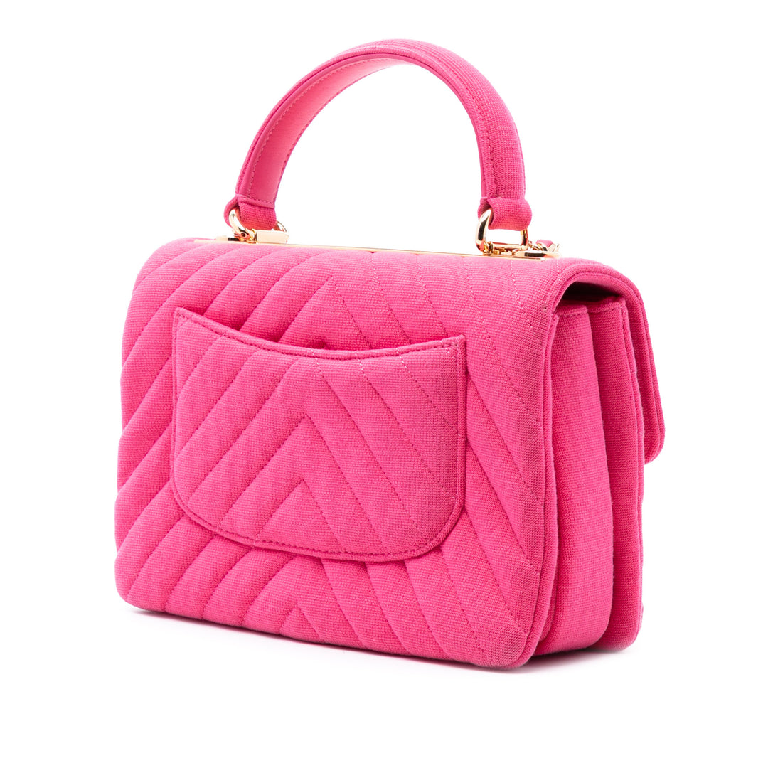 Chevron Jersey Trendy CC à rabat Petit Rose