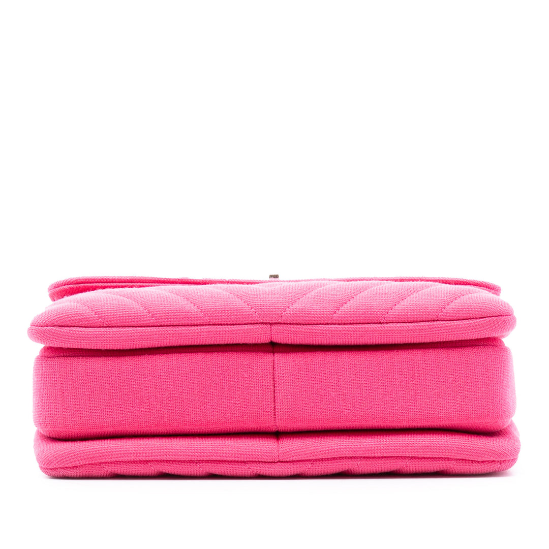 Chevron Jersey Trendy CC à rabat Petit Rose