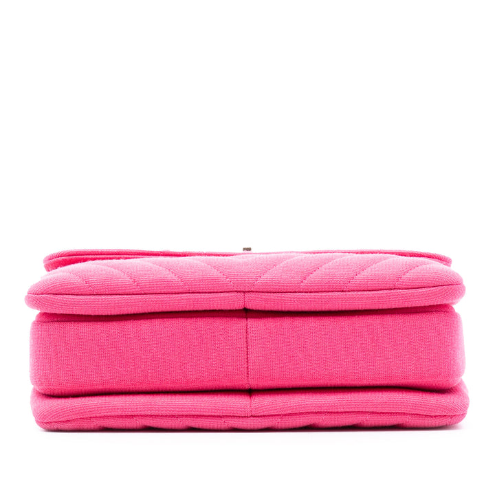 Chevron Jersey Trendy CC à rabat Petit Rose