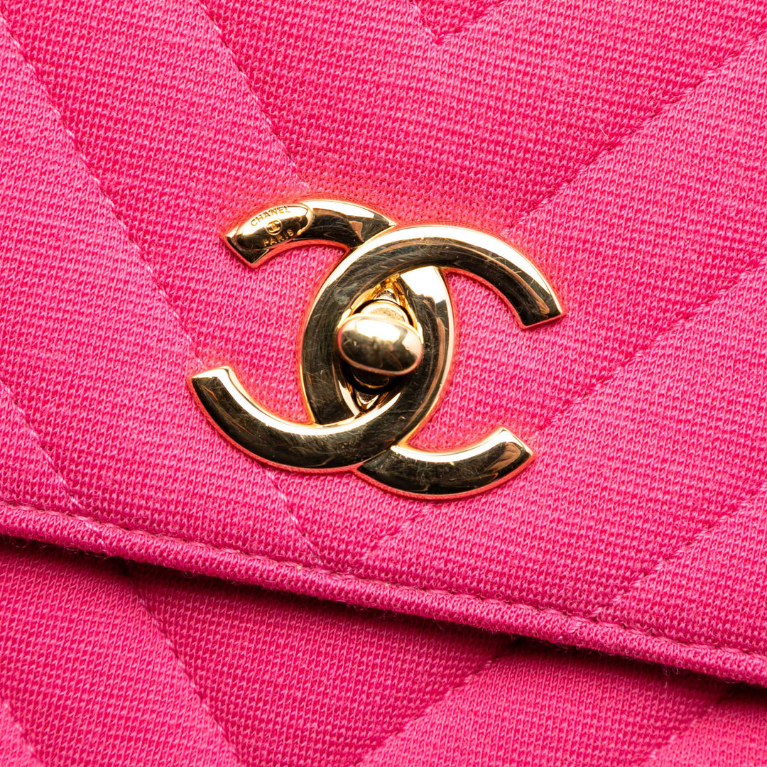 Chevron Jersey Trendy CC à rabat Petit Rose