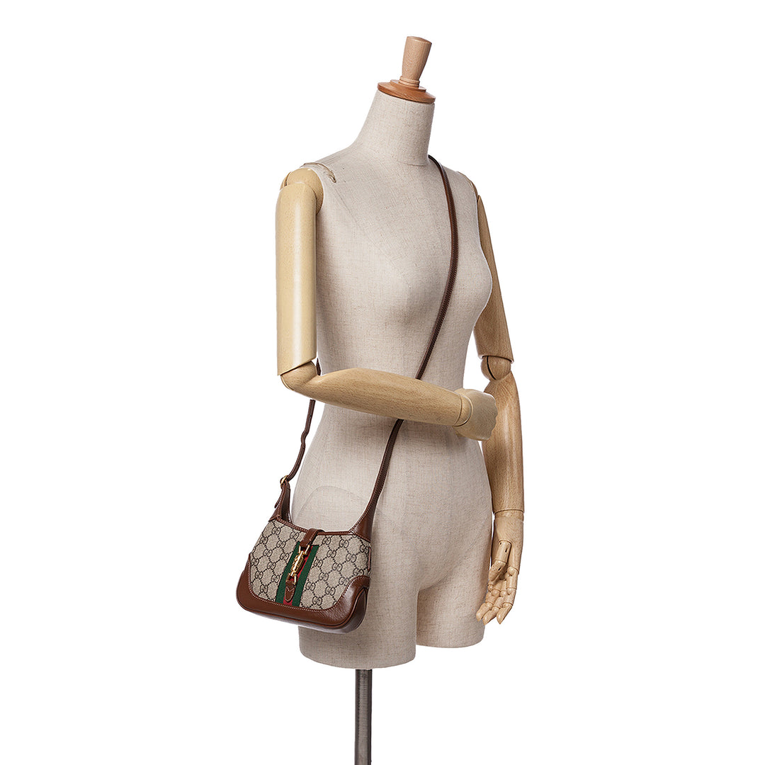 Mini GG Supreme Jackie 1961 Crossbody Brown - Gaby Paris