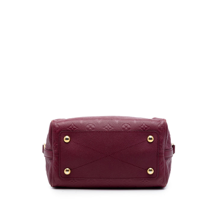 Speedy Bandouliere 25 Monogram Empreinte Rouge