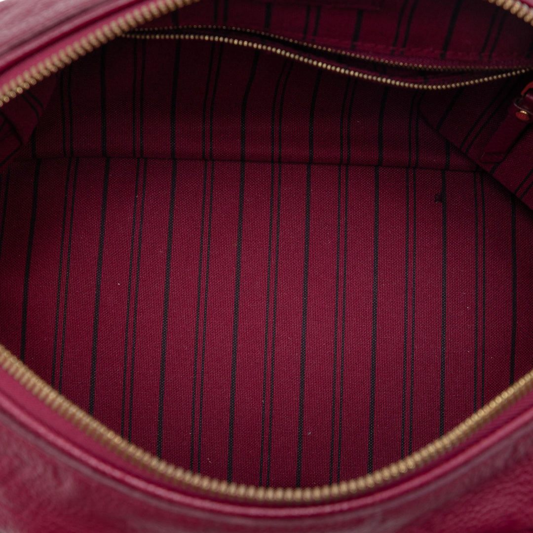 Speedy Bandouliere 25 Monogram Empreinte Rouge