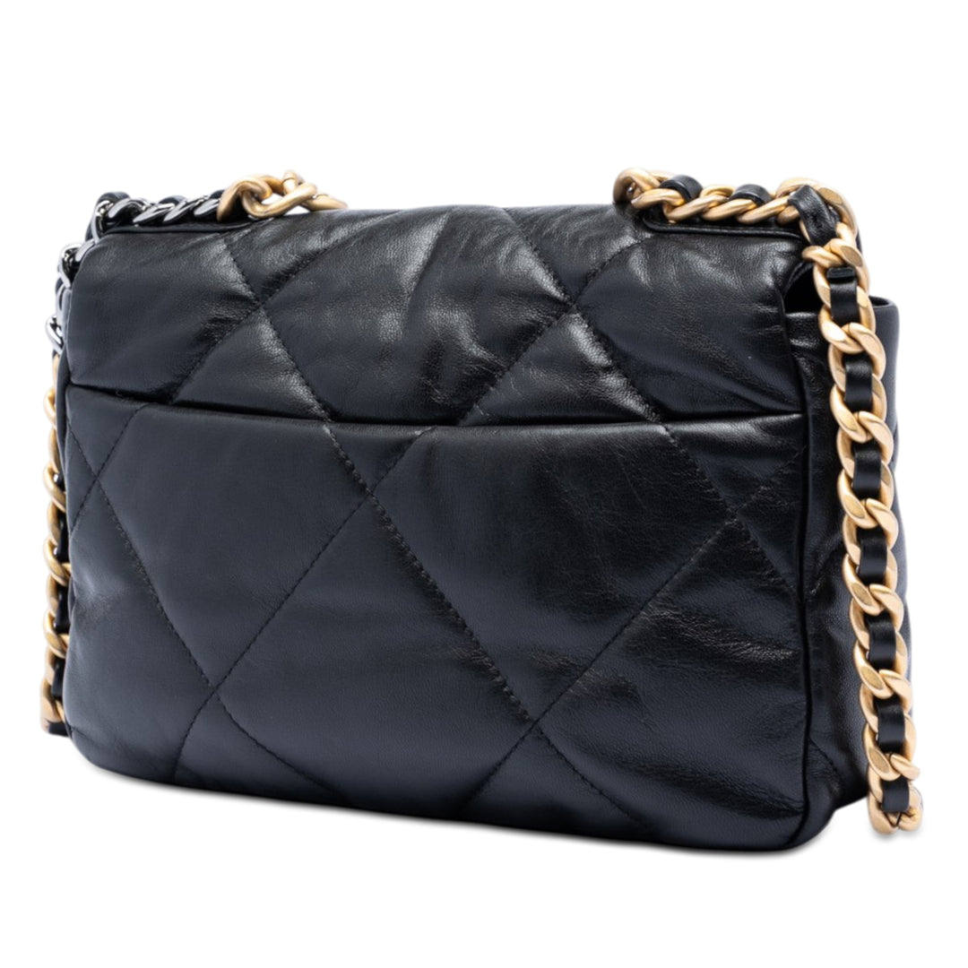 Chanel Medium Cuir d’agneau 19 à rabat
