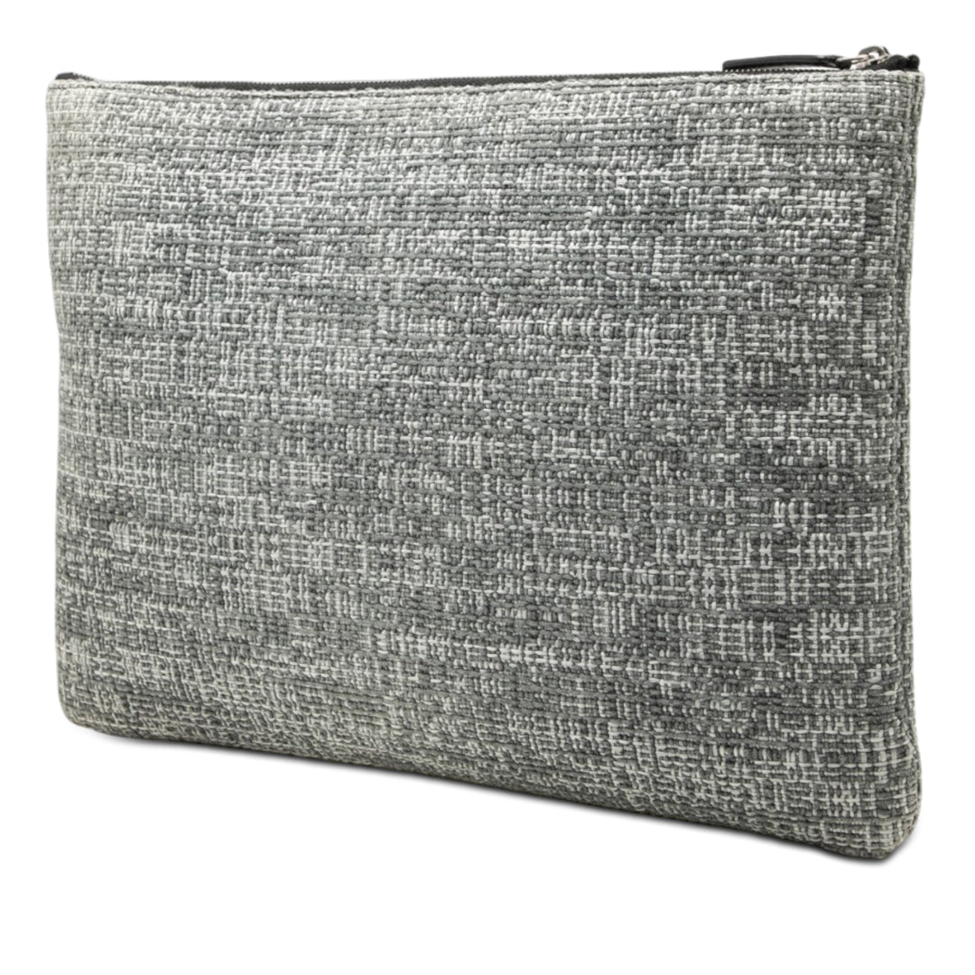 Chanel Deauville O Étui Pochette Grand Tweed