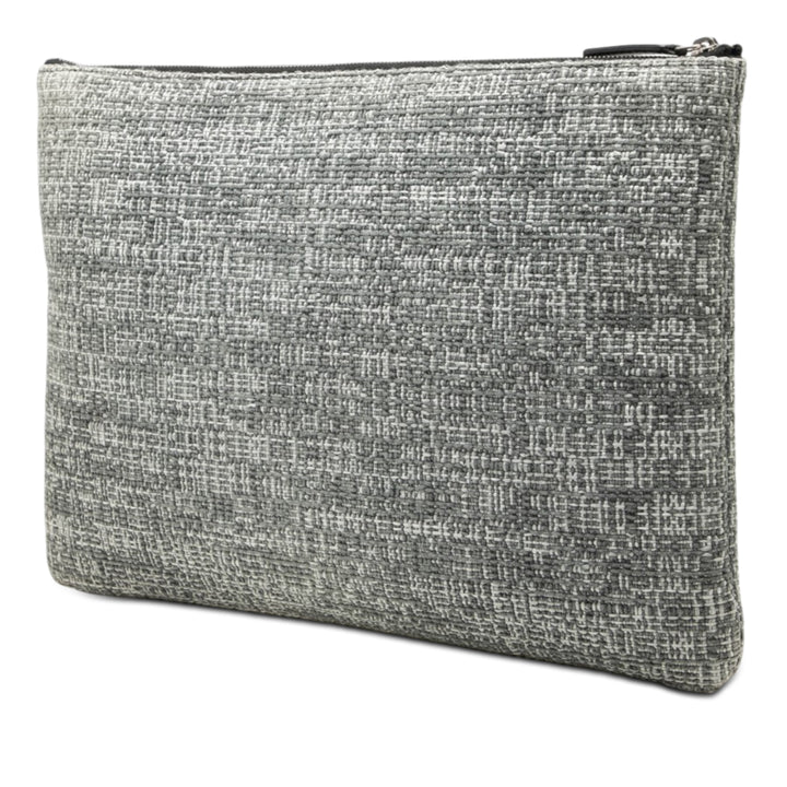 Chanel Deauville O Étui Pochette Grand Tweed