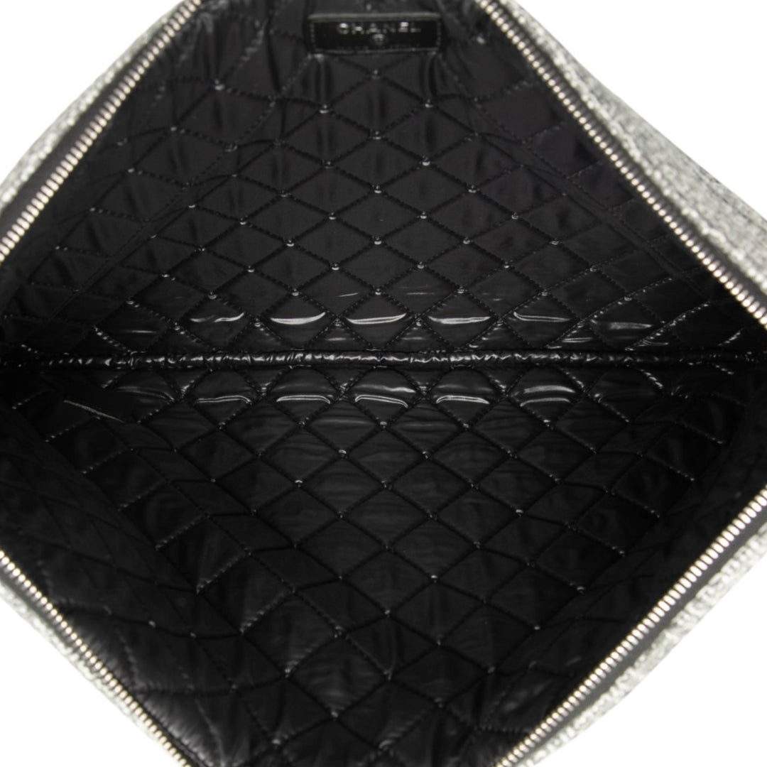 Chanel Deauville O Étui Pochette Grand Tweed