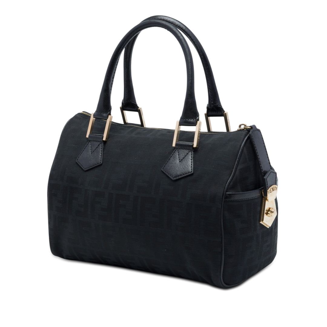 Fendi Sac à main Zucca Boston Noir – vue 2 – GABY PARIS
