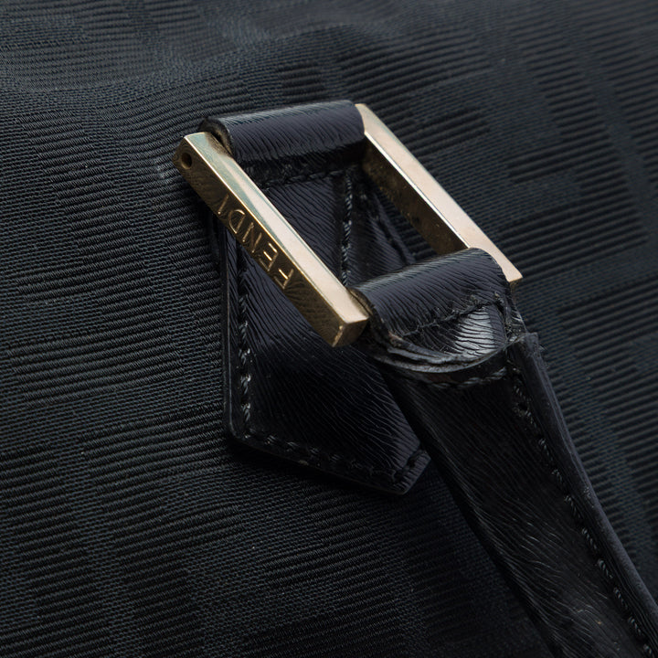 Fendi Sac à main Zucca Boston Noir – vue 6 – GABY PARIS