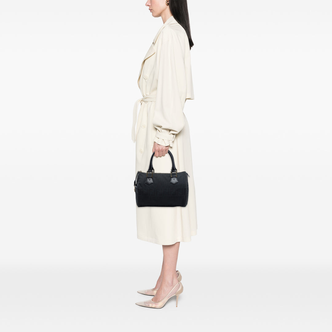 Fendi Sac à main Zucca Boston Noir – vue 7 – GABY PARIS