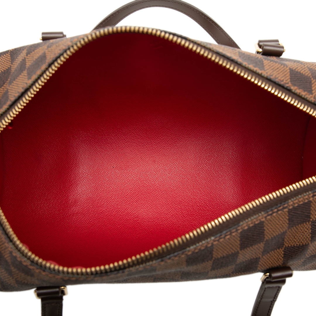 Papillon 30 Damier Ébène Marron