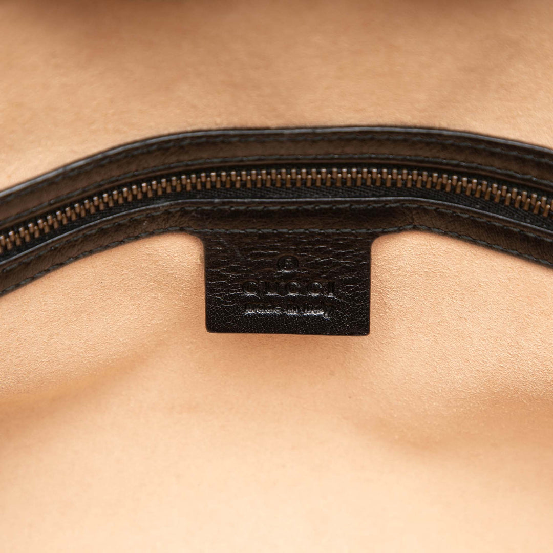 Gucci Rebelle Sac Moyen Cuir de veau Noir – vue 5 – GABY PARIS