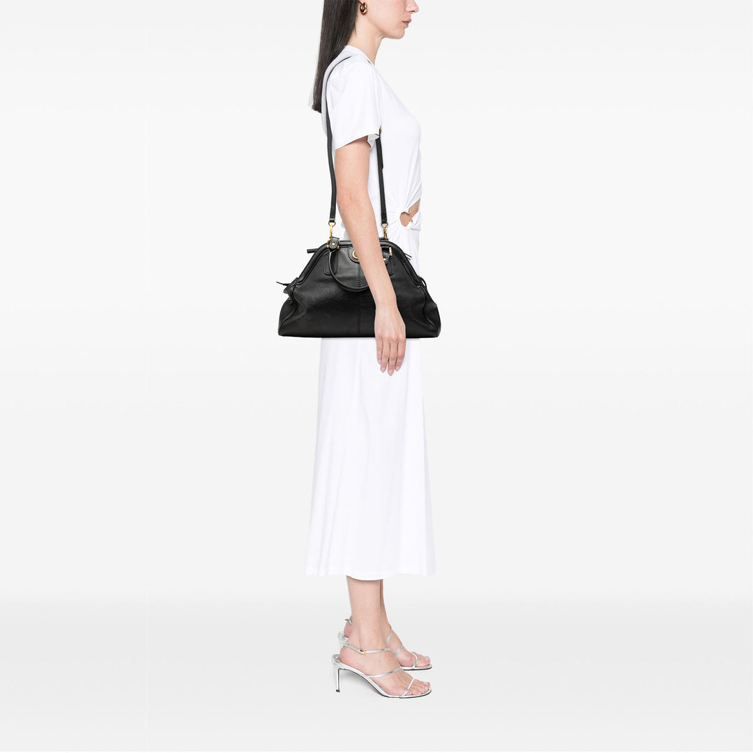 Gucci Rebelle Sac Moyen Cuir de veau Noir – vue 6 – GABY PARIS