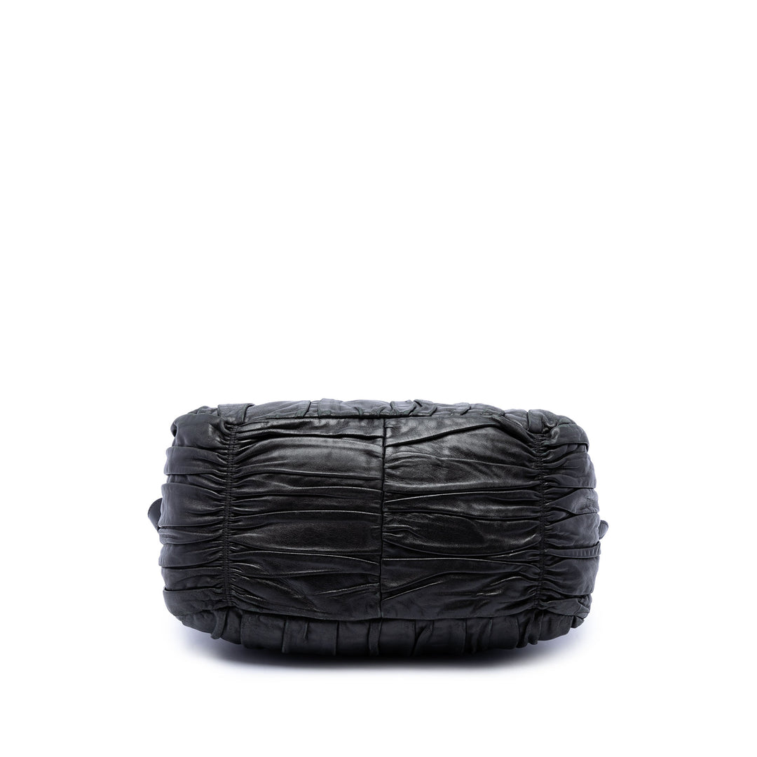 Gaufre Sac nappa Noir