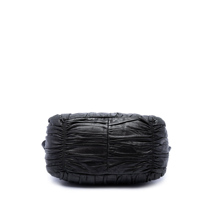 Gaufre Sac nappa Noir