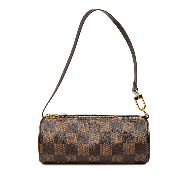 Papillon Pochette Damier Ébène Marron