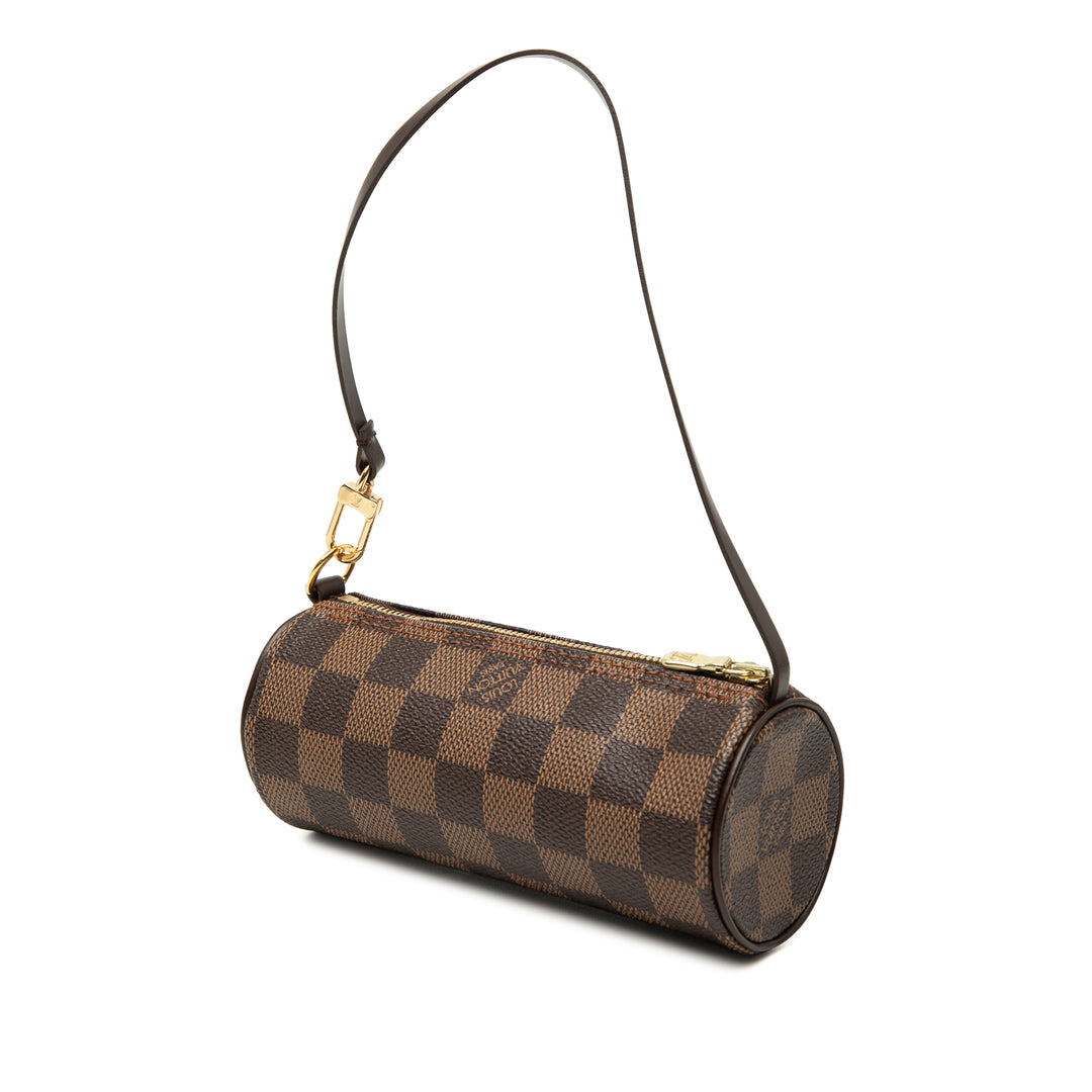 Papillon Pochette Damier Ébène Marron