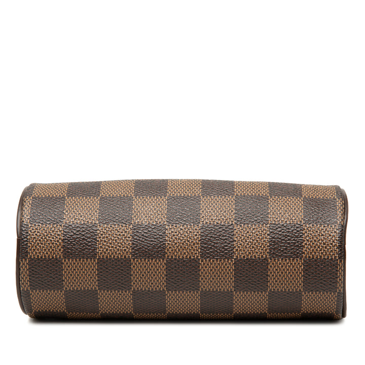 Papillon Pochette Damier Ébène Marron