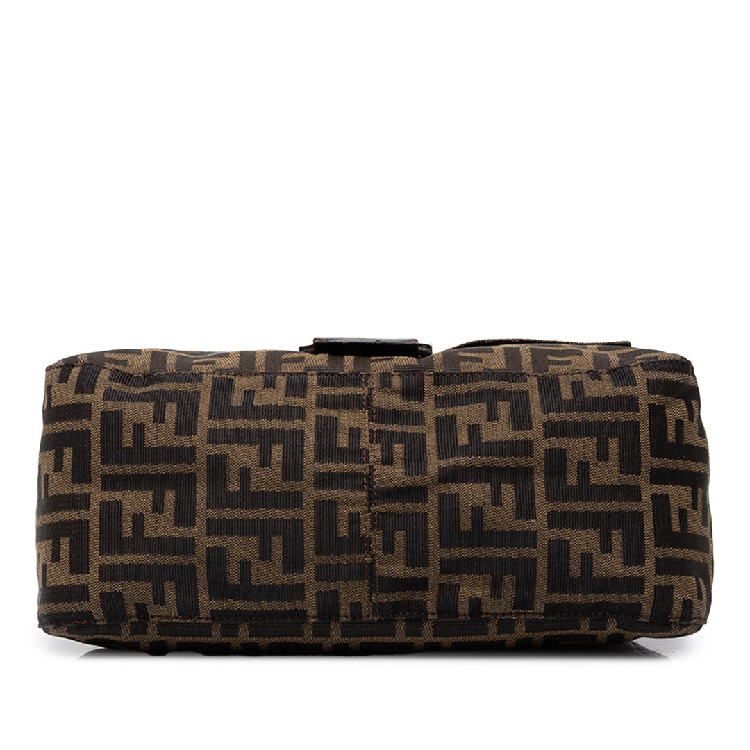 Fendi Sac porté épaule Zucca Mamma Forever Marron – vue 3 – GABY PARIS