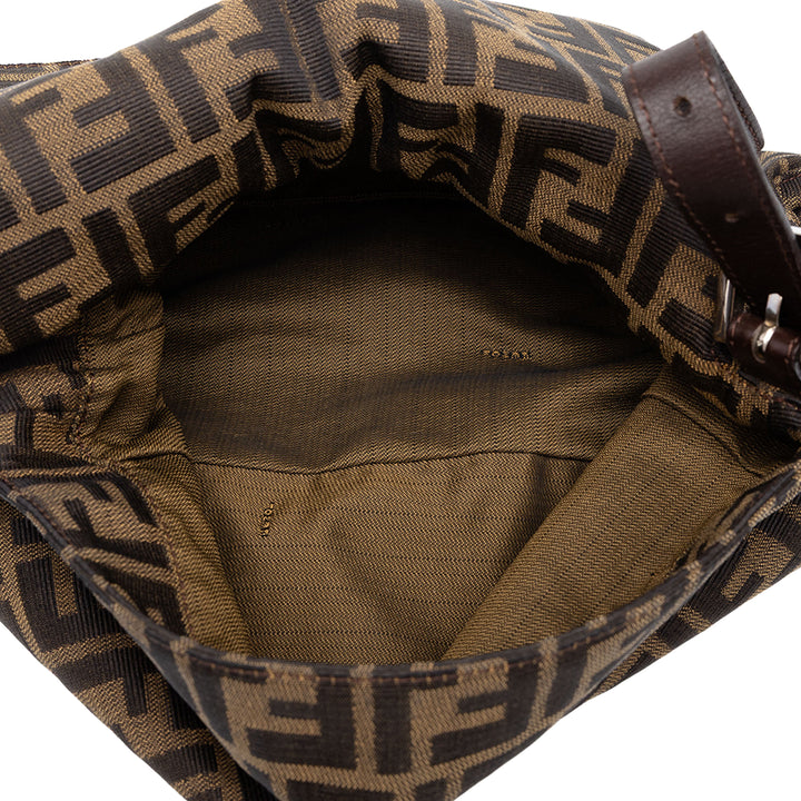 Fendi Sac porté épaule Zucca Mamma Forever Marron – vue 4 – GABY PARIS