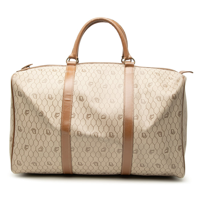 Dior Honeycomb Coated Toile Sac de voyage
