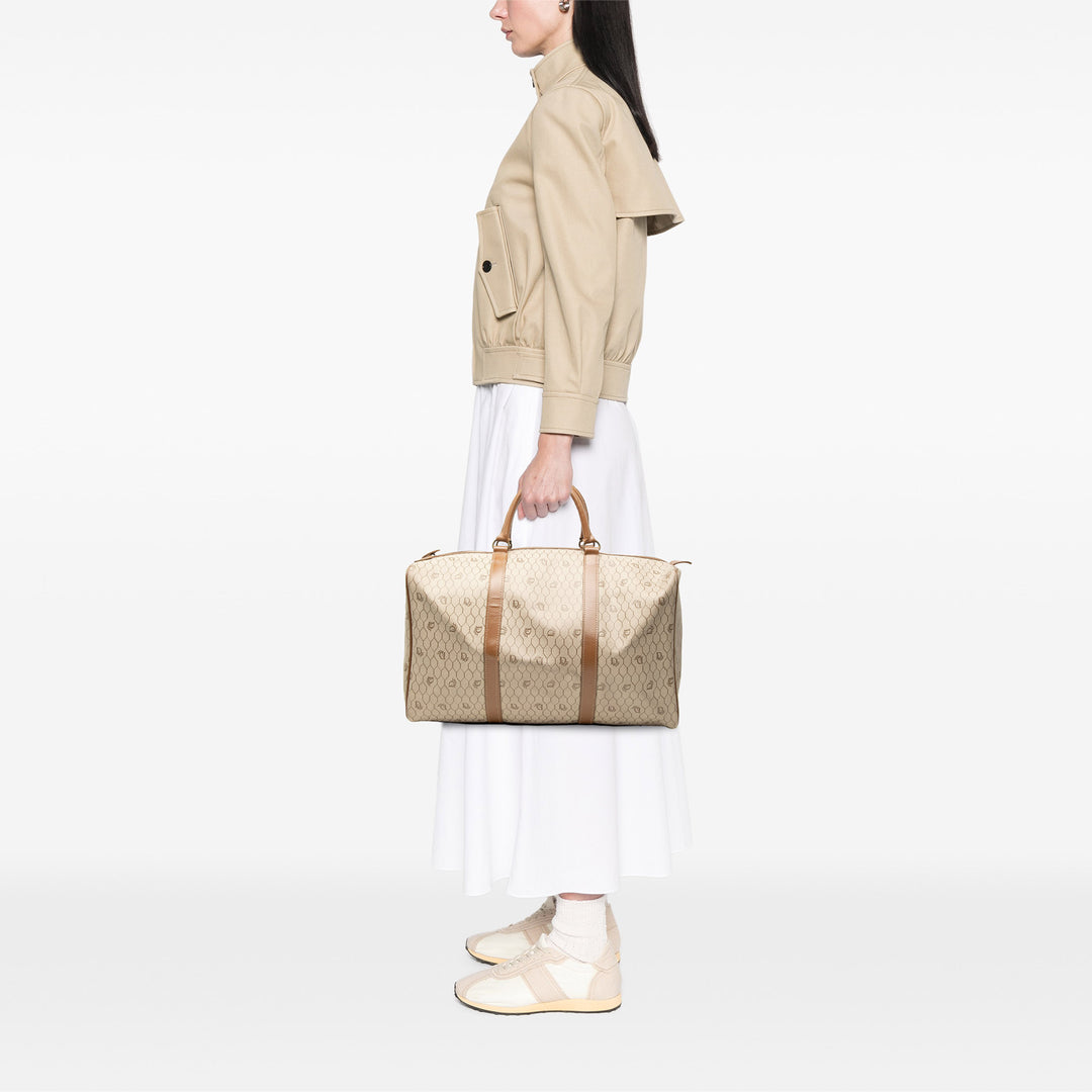 Dior Honeycomb Coated Toile Sac de voyage