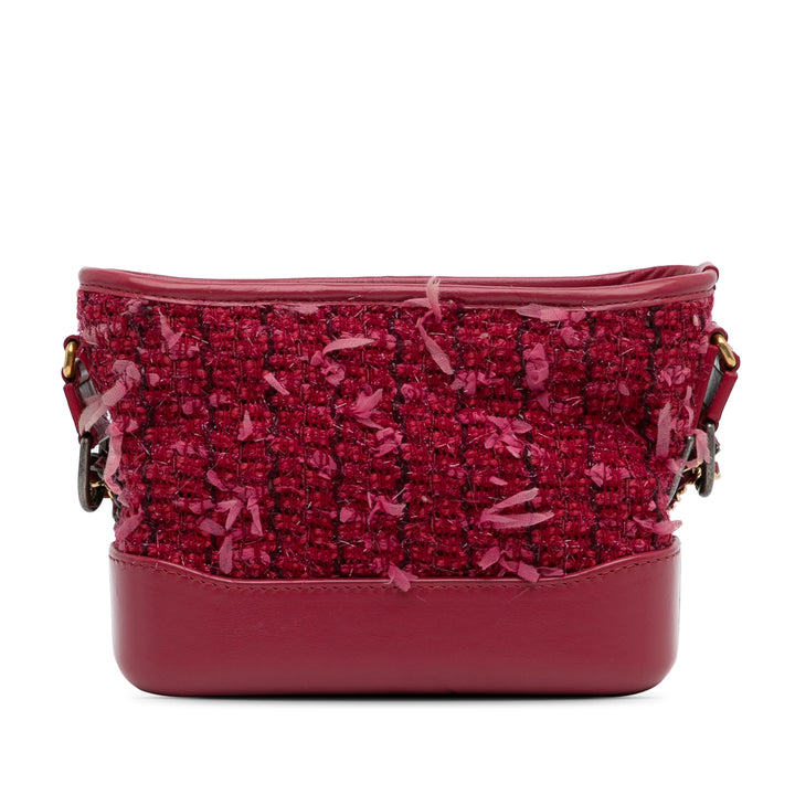 Small Tweed Gabrielle Crossbody Red - Gaby Paris