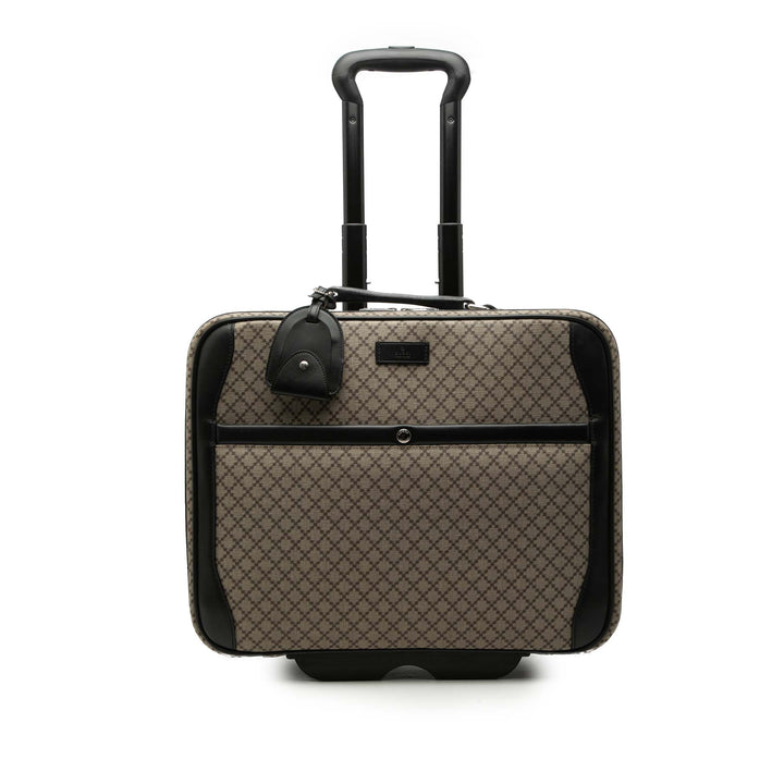 Gucci Diamante Coated Toile Carry On Trolley