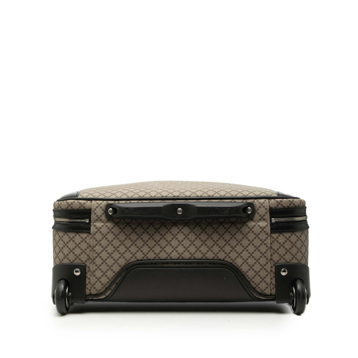 Gucci Diamante Coated Toile Carry On Trolley
