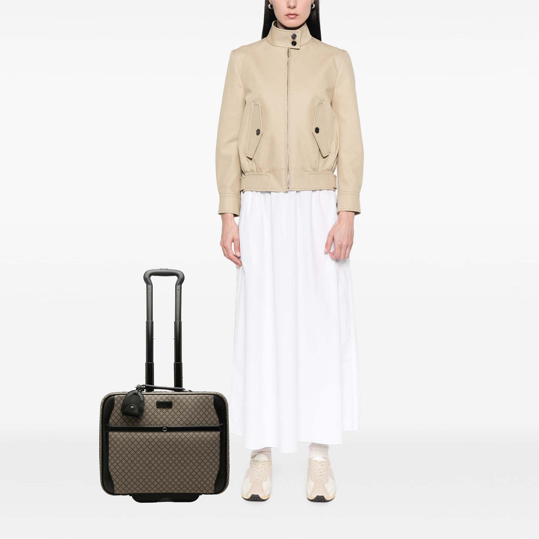 Gucci Diamante Coated Toile Carry On Trolley