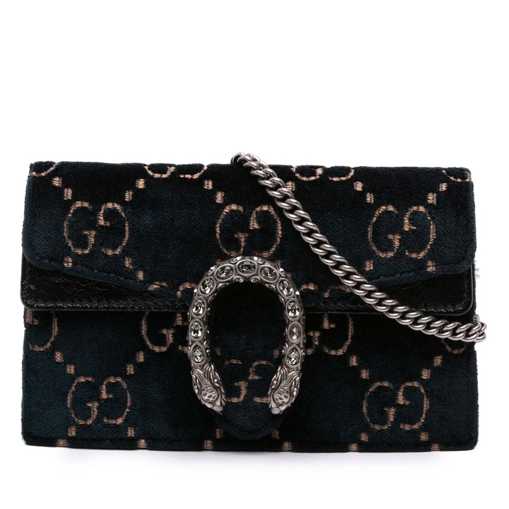 Gucci Mini GG Velours Dionysus Sac porté croisé Bleu – GABY PARIS Authentique