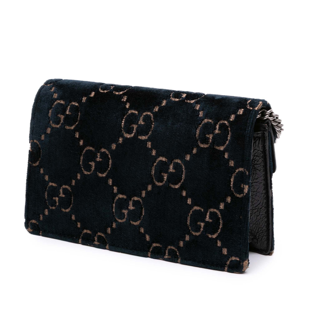 Gucci Mini GG Velours Dionysus Sac porté croisé Bleu – GABY PARIS Authentique