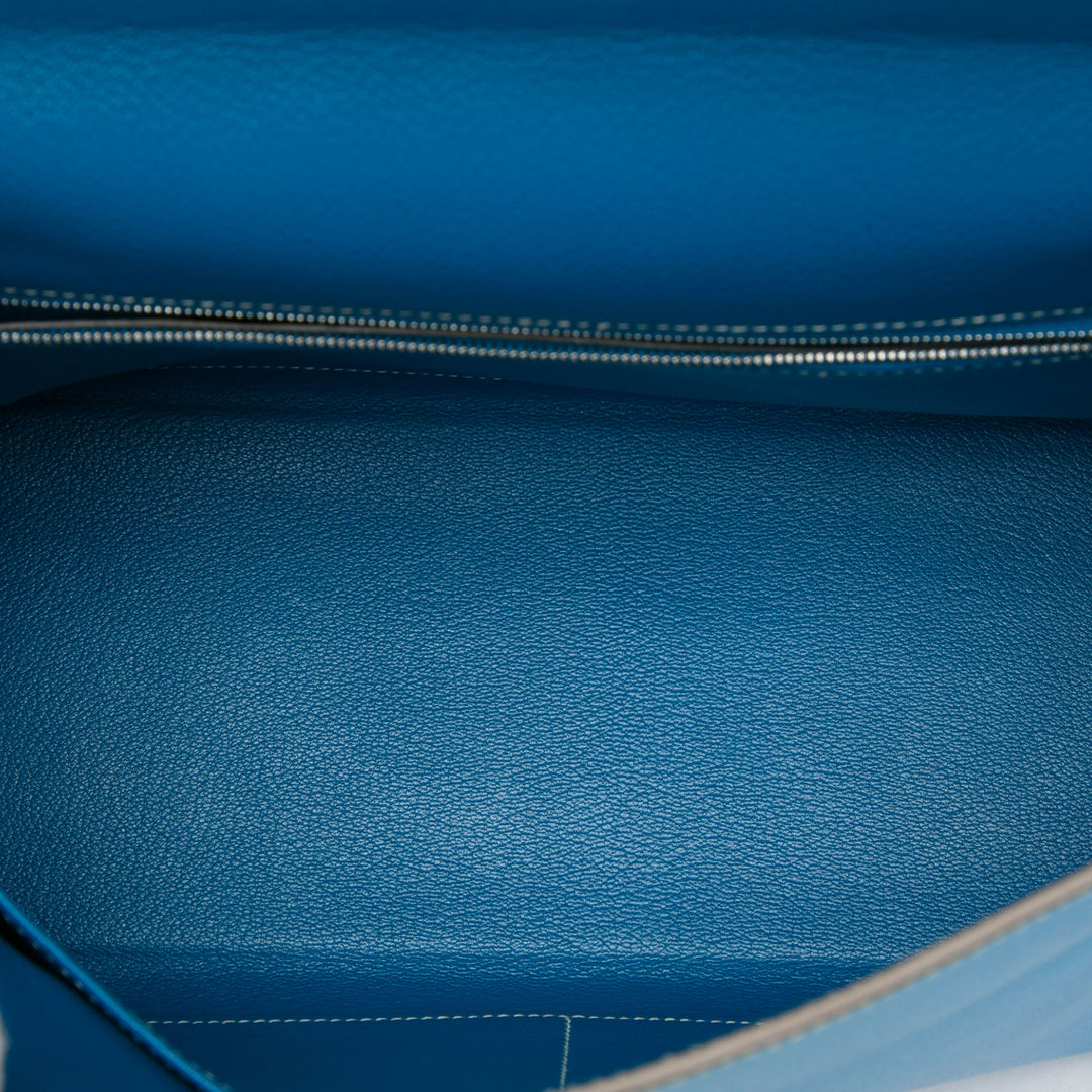 Hermès Candy Verso Kelly II Retourne 32 Epsom Bleu – vue 4 – GABY PARIS
